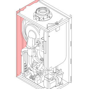 7683794 - BAXI - 600 Range - 624 - Kit Side Panel Assy LH